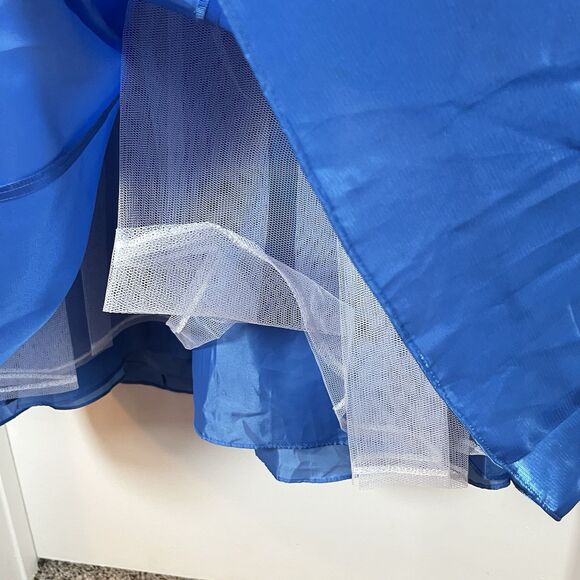 Vtg Y2K Beaded Gown Dress Sz 11/12 Fairycore Mesh Dreamy Ethereal Mermaidcore - Picture 12 of 12